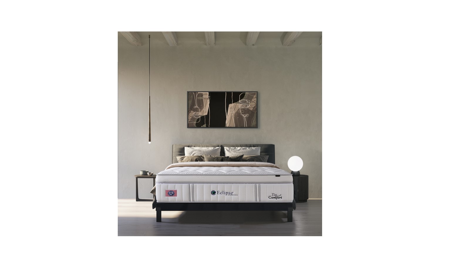 Eclipse ZipComfort + Resifoam Queen Size Mattress